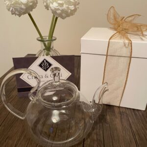 Glass teapot & Tea Gift